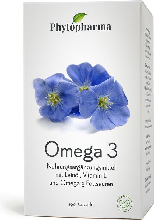 Produktbild Phytopharma Omega 3 (190 Stück, Kapseln, 170 g)