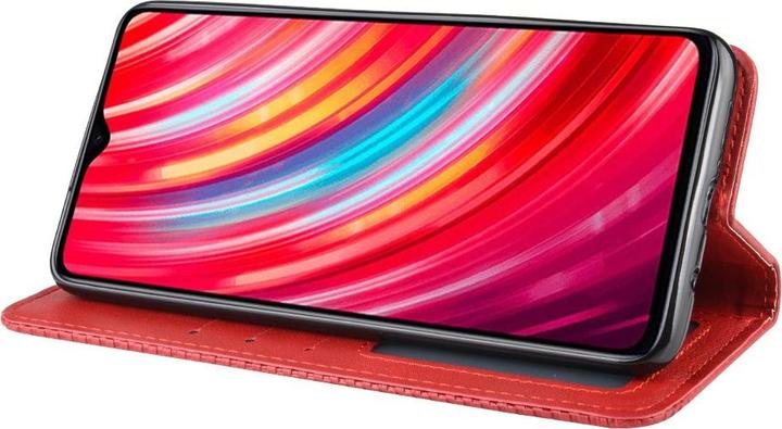 Produktbild Cover-Discount Xiaomi Redmi Note 8 Pro - Stand Flip Case Hülle rot