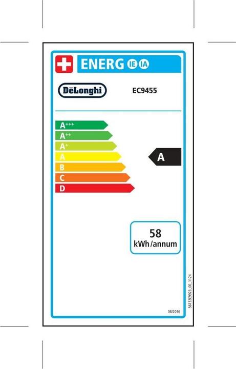 Energie-Label De'Longhi La Specialista Touch