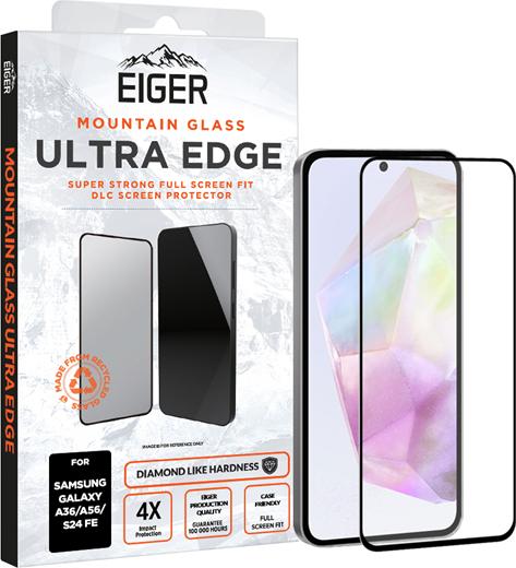 Produktbild Eiger verstärktes Display-Glas Full Screen Fit Mountain Glass Ultra Clear Edge (1 Stück, Samsung Galaxy A56)