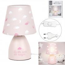 Actual product image Home Deco Kids pink children's bedside lamp