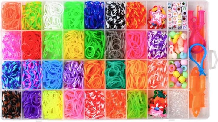 Produktbild König Design DIY Gummibänder Set Loom Bänder Freundschaftsarmband selber machen Armbänder