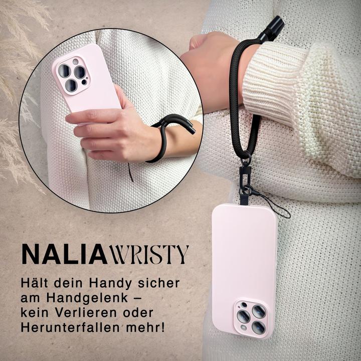 Produktbild Nalia Wristy Lanyard Handykette – Universal Trageband für Smartphones – Verstellbar, Soft & Elastisch