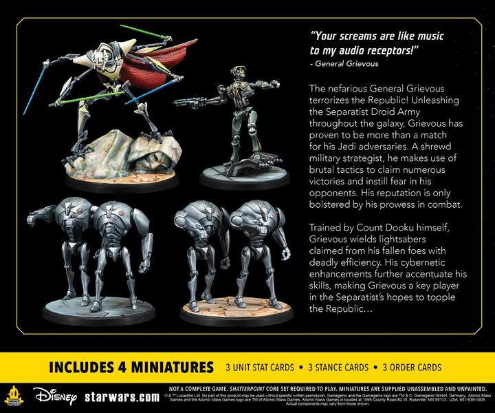 Produktbild Atomic Mass Games Star Wars: Shatterpoint - Appetite for Destruction Squad Pack (Hunger auf Zerstörung) (Multilingual)