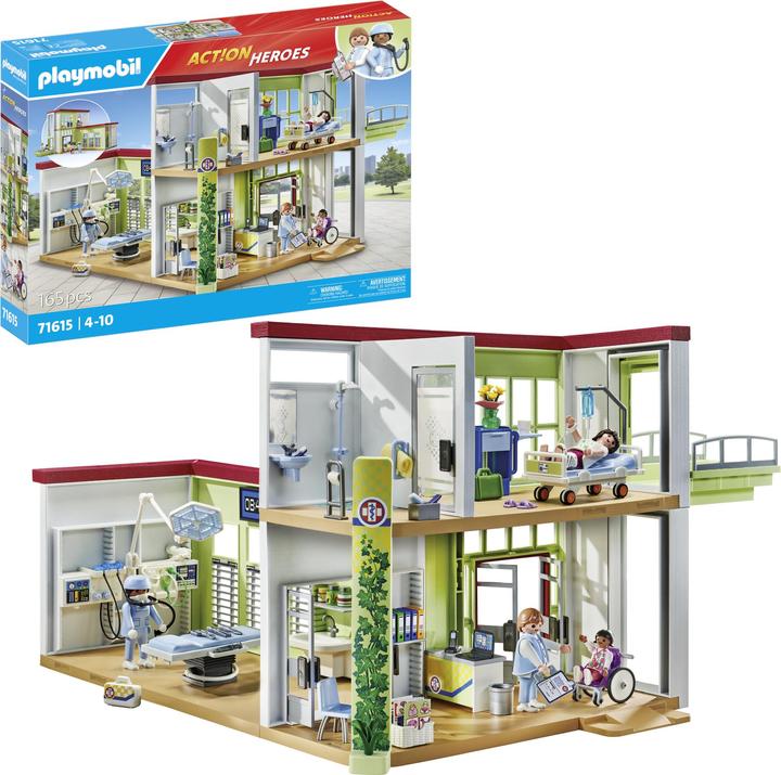 Productafbeelding Playmobil Modern ziekenhuis (71615, Playmobil Actie Helden)