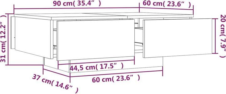 Produktbild VidaXL Zaira (90 x 60 x 31 cm)