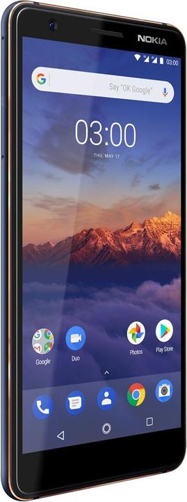 Immagine prodotto Nokia 3.1 (16 GB, Rame blu, 5.20", Doppia SIM Ibrida, 13 Mpx, 4G)