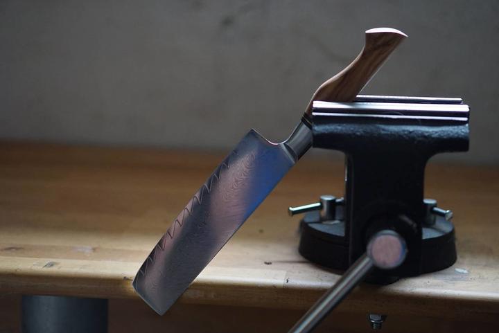 Produktbild Ryda Knives Nakiri Messer - ST650 Damast 18 cm (18 cm)