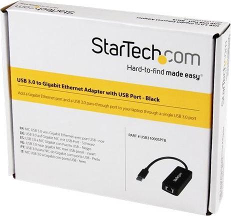 Image du produit StarTech Adaptateur USB vers Ethernet (USB 3.0, RJ45 (1x))