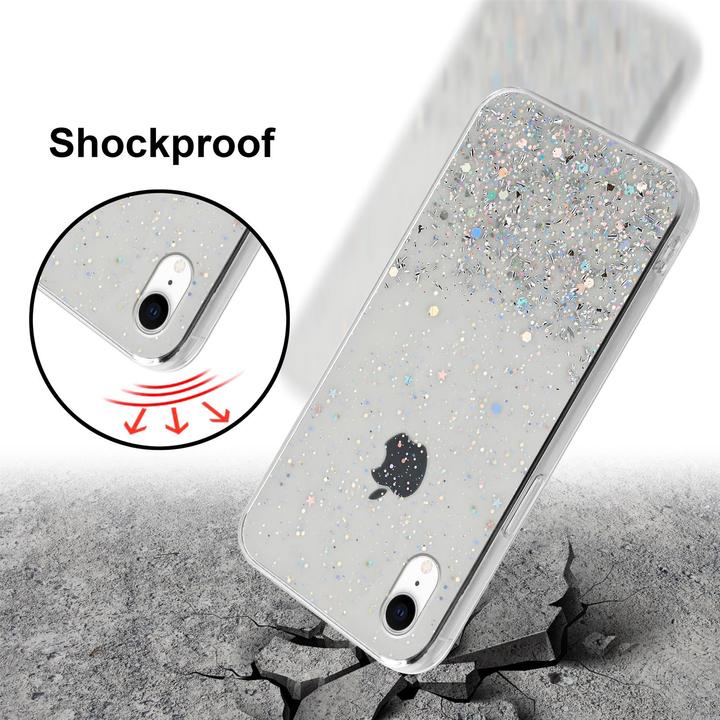 Actual product image Cadorabo TPU cover sparkling glitter (Apple iPhone XR)