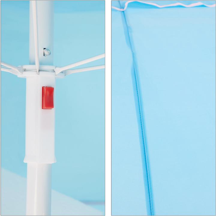 Produktbild Relaxdays Strandmuschel 2 in 1 (1.80 m)