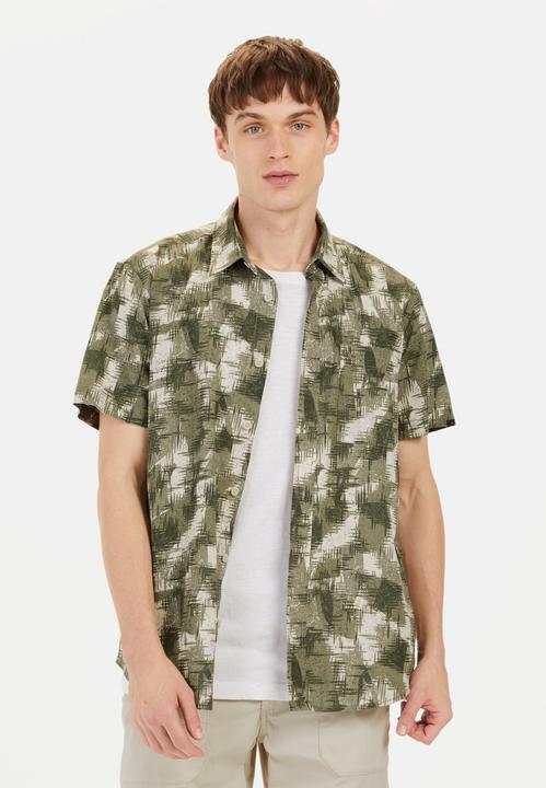 Actual product image Camel Active Kurzarmhemd mit Strukturmuster (3XL)