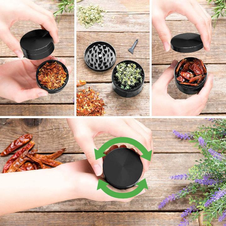 Image du produit Hermex Grinder Moulin à herbes Moulin à tabac Moulin à herbes Broyeur à herbes