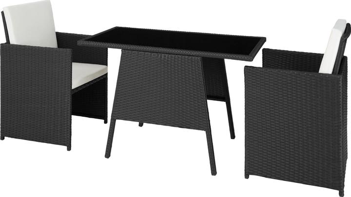 Actual product image tectake Rattan garden furniture set Lausanne