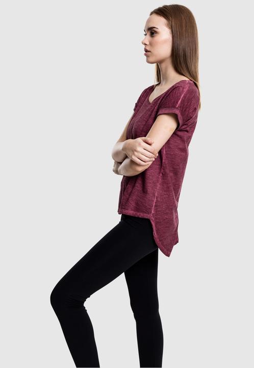 Immagine prodotto Urban Classics Tee lungo da donna a forma di schienale con tintura spray (XS)