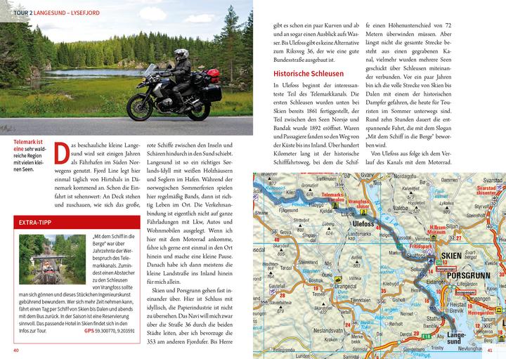 Actual product image Motorbike Travel Guide Fjord Norway