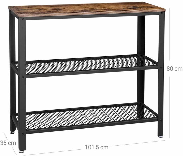 Productafbeelding Vasagle Industrieel (101,5 x 35 x 80 cm)