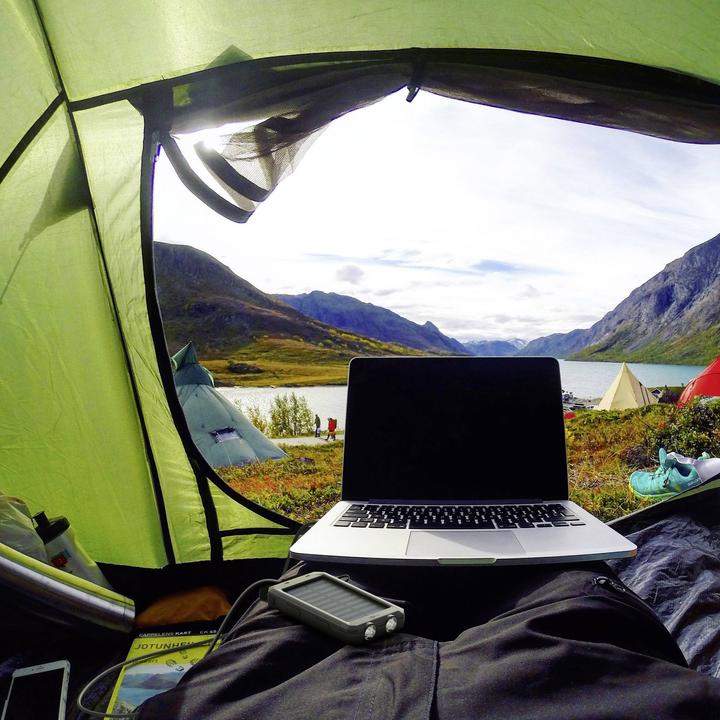 Actual product image Goobay Solar Outdoor (8000 mAh, 10 W, 10 Wh)