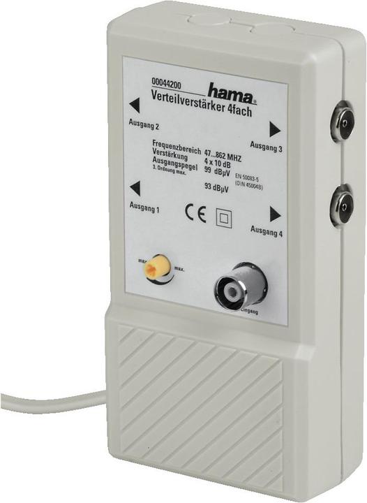 Produktbild Hama Verteilverstärker 4-fach (Verstärker)