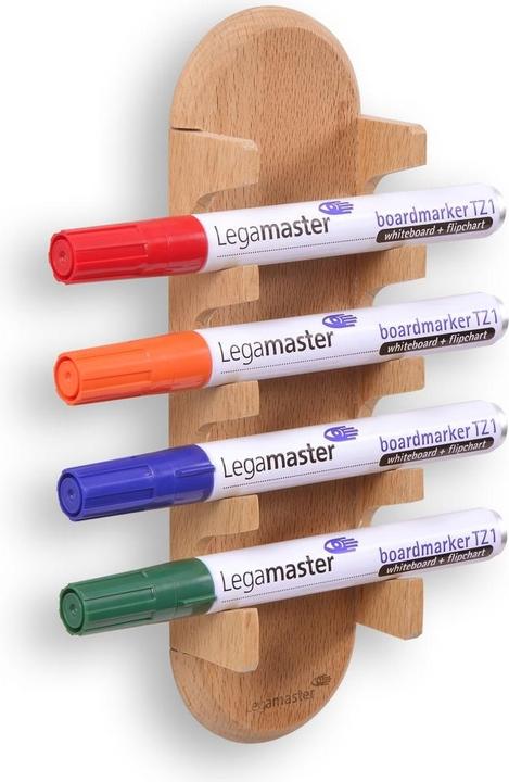 Immagine prodotto Legamaster Portapenne in legno bordo di vetro, marrone chiaro