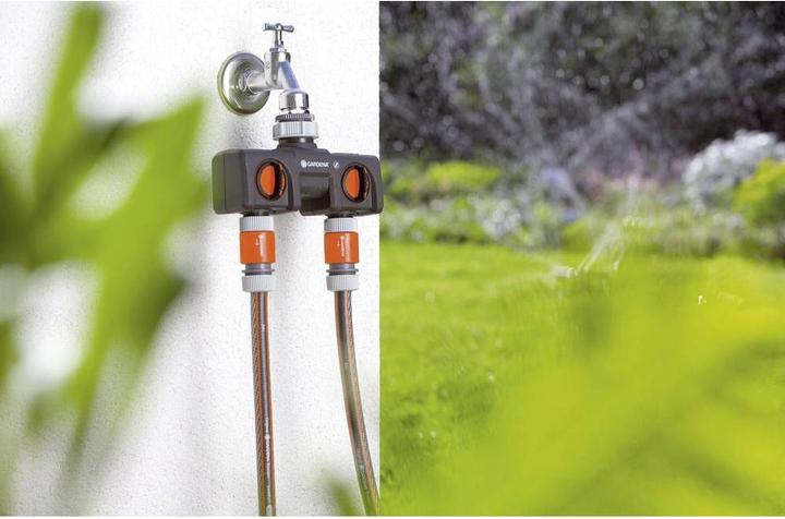 Produktbild Gardena 2-Wege- + Wasserzähler (2 Wege Verteiler, 30.30 mm)