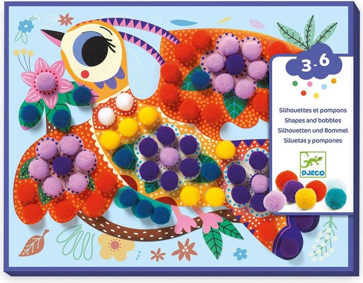 Produktbild Djeco Silhouetten Pompons