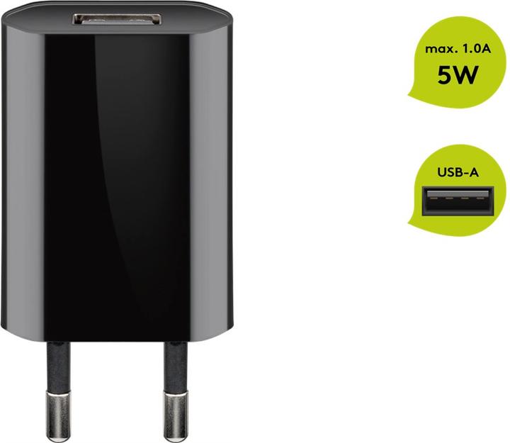 Produktbild Goobay USB-A Ladegerät Slim (5 W)