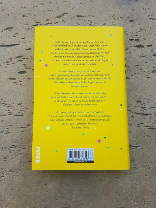 Produktbild Breath - Atem (Deutsch, James Nestor, Martin Bayer, 2021)