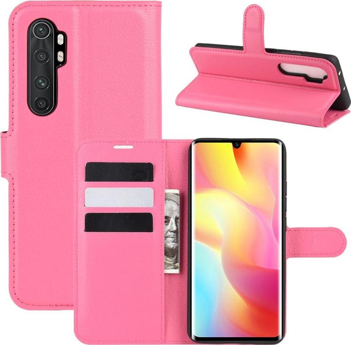 König Design Hülle Handy Schutz für Xiaomi Mi Note 10 Lite Case Cover Tasche Etui Bumper Rosa (Xiaomi Mi Note 10 Lite)