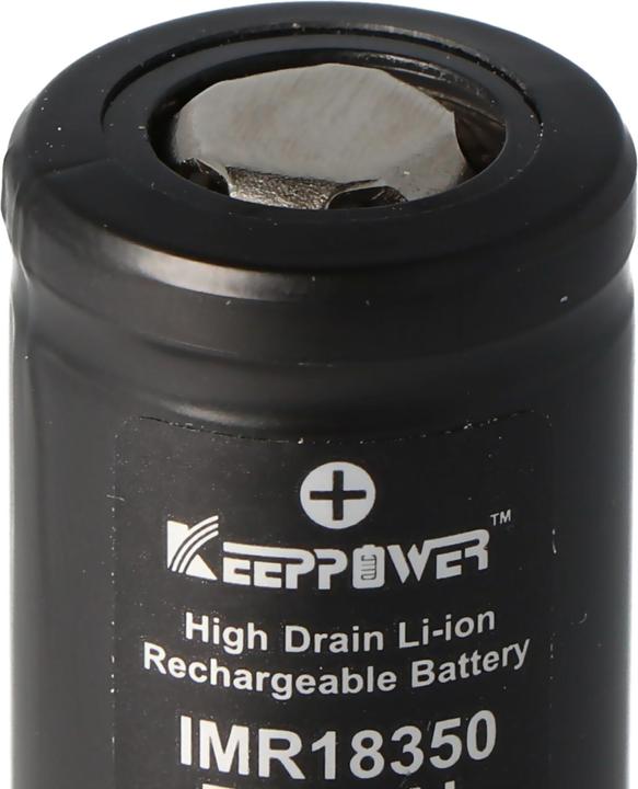 Actual product image Keeppower Battery IMR18350 (1 pcs., 18350, 750 mAh)
