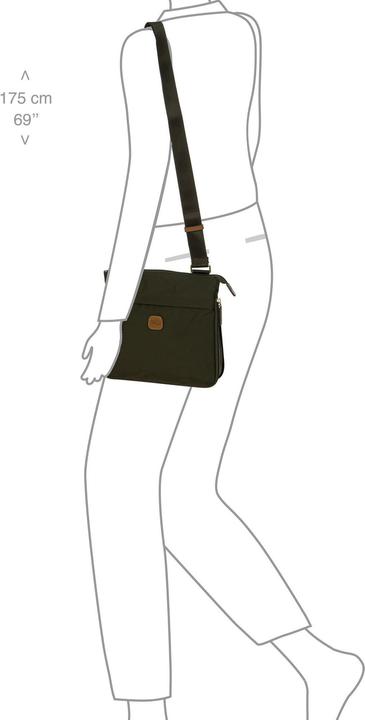 Produktbild Brics X-Collection Umhängetasche 26 cm mit Dehnfalte