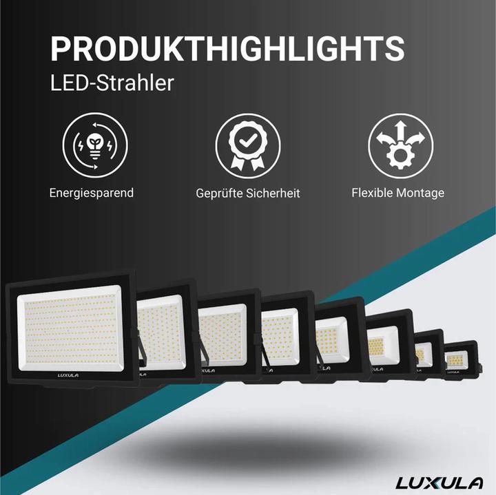 Immagine prodotto Luxula Proiettore LED (5000 lm, IP65)