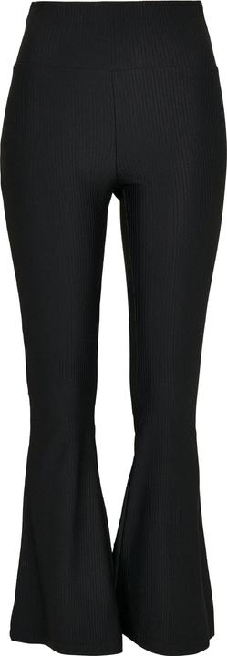 Actual product image Urban Classics Ladies High Waist Rib Boot Cut Leggings (5XL)