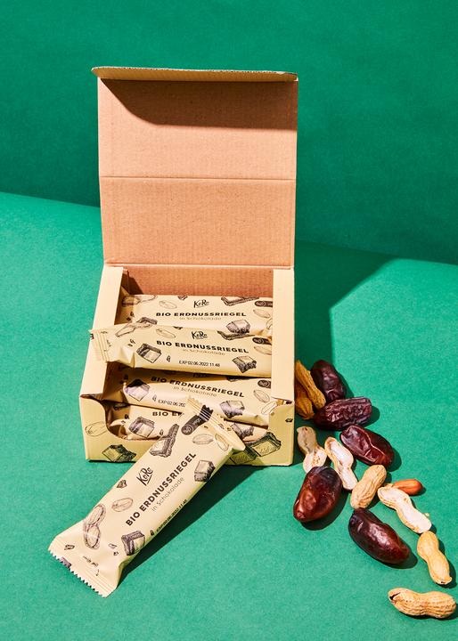 Actual product image KoRo Organic peanut bar with chocolate coating (1 pcs., 600 g)