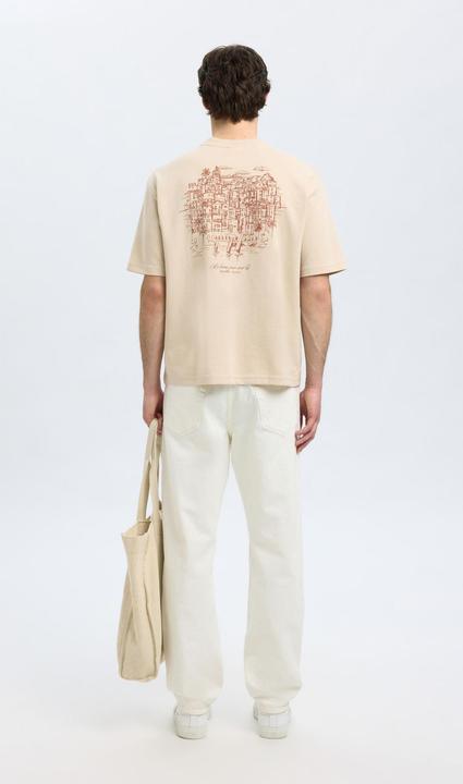 Image du produit Selected Homme Loose Fit Print T-Shirt (S)