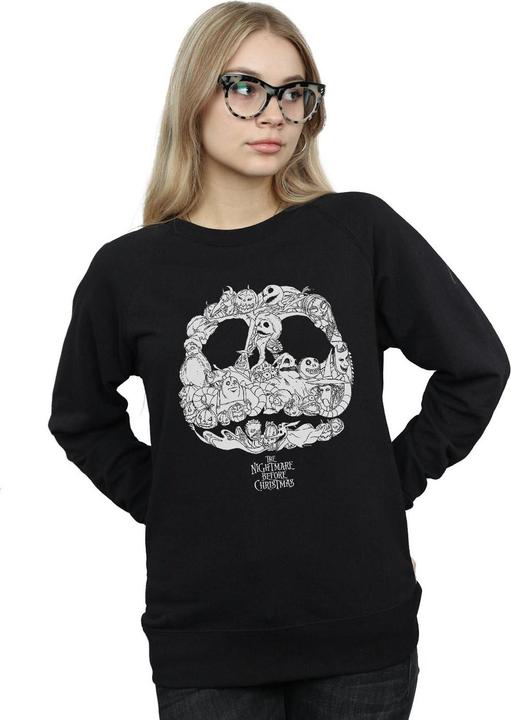 Produktbild Disney Nightmare Before Christmas Jack Skellington JackOLanterns Sweatshirt (XL)