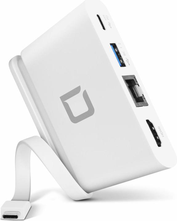 Actual product image Dicota Portable 4-in-1 (USB-C, 4 Ports)