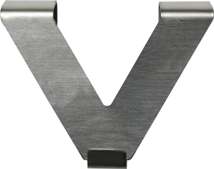 Actual product image Gardinia Hook in stainless steel look, pack of 2