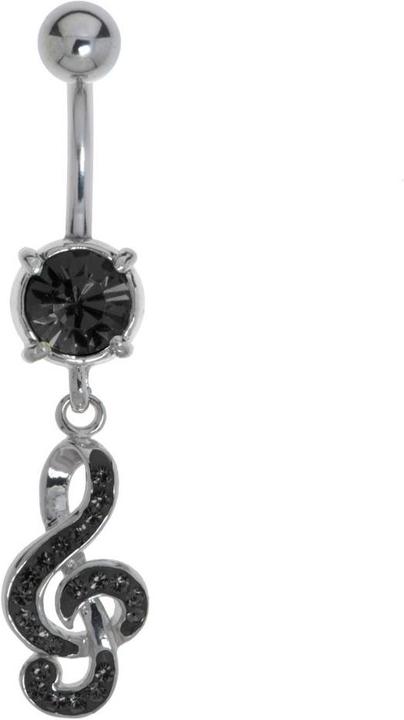 Immagine prodotto Bijouteria Piercing ventre (Acciaio chirurgico 316L, Ottone rodiato in ottone rodiato, Vetro (di orologio))