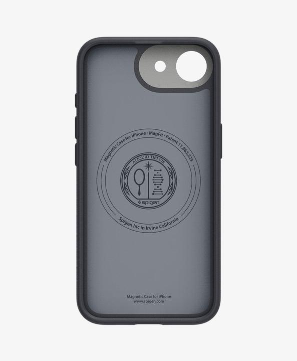 Actual product image Spigen Nano Pop (MagFit) iPhone 16e Case Black Sesame (Apple iPhone 16e)