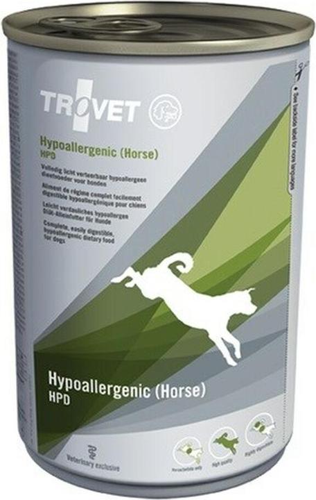 Trovet Hypoallergenic HPD with horse - Nassfutter für Hunde - 400 g (Adult, 1 Stk., 400 g)