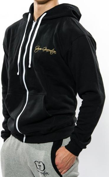 Produktbild Gym Generation Warriors ZIP Hoodie BLACK (S)