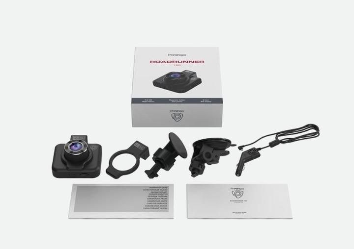 Immagine prodotto Prestigio RoadRunner 185 Full HD Nero (Bluetooth, Ricevitore GPS, Display integrato, Microfono incorporato, Visione notturna, FHD+)