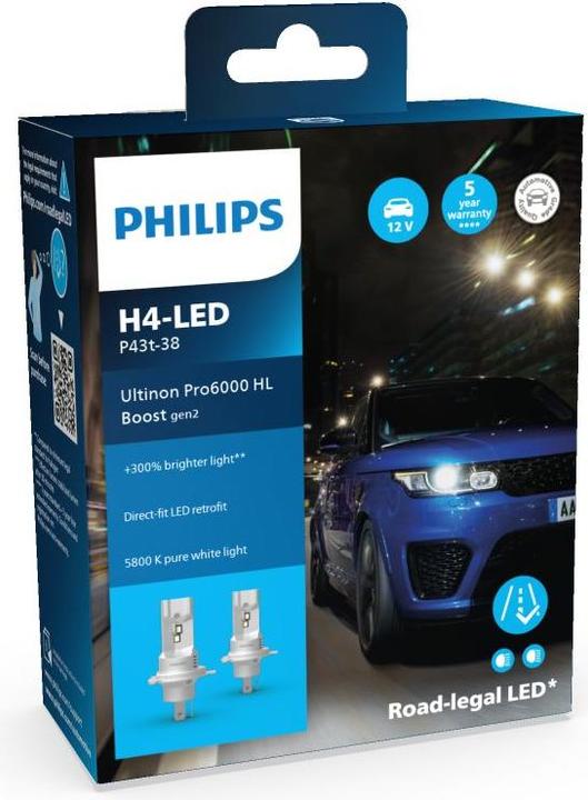 Image du produit Philips Ultinon Pro6000 Boost HL (H4)