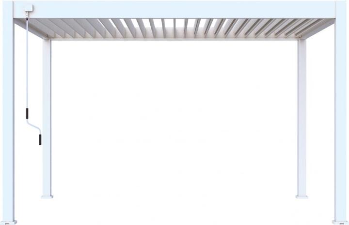 Actual product image Weide Pergola Deluxe Plus with slatted roof 3.6x4m White (400 cm, 360 cm)