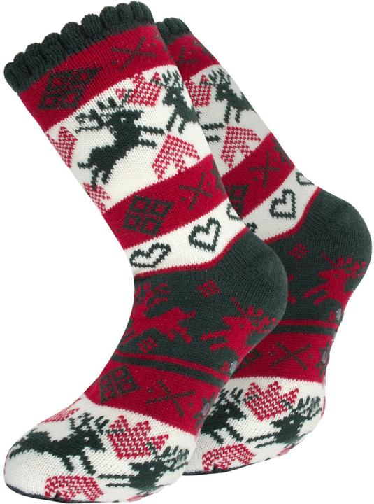 Produktbild Normani Strick-Kuschelsocken mit Norwegermotiv und ABS (Einzelpack, 35 - 41)