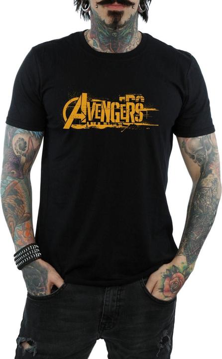 Immagine prodotto Maglietta Avengers Infinity War Uomo con logo arancione (M)