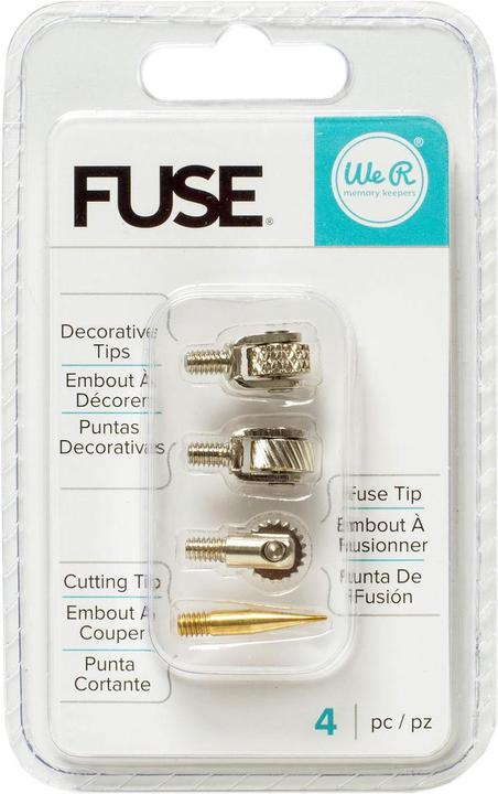 Actual product image We R Memory Keepers Fuse Tool Attachments