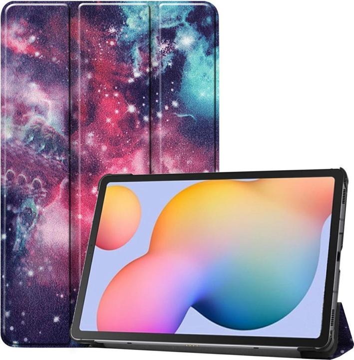 Productafbeelding Cover-Discount Galaxy Tab S6 Lite - Drieluik Smart Leather Case Universum (Galaxy Tab S6 Lite 10.4 (2020))