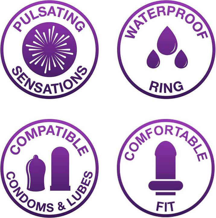 Actual product image Durex Play Vibrations Ring (4 cm)
